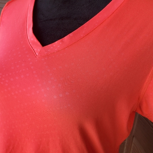 RBX Performance Women's Athletic Activewear T-Shirt Size Medium Neon Orange - Picture 4 of 16